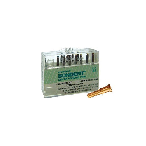 Coltene Whaledent DB50L Bondent Bulk Dental Kit Long Pins 50/Bx Coltene Whaledent DB50L Bondent Bulk Dental Kit Long Pins 50/Bx